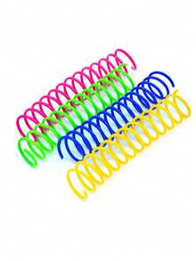 Cat Toys, Cat Spring Ball Retractable Spring Toys, Colorful Spring Tubes, Interactive Rolling Ball Colorful Lively Coils, Spring Action Toys For Caged Mice, Cat Pet Supplies Indoor, Sturdy And Long-Lasting, Encourages Cats To Exercise, Random Color