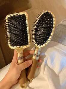 2 Stücke/Set Haarbürste - Luftpolsterbürste, Kopfmassage Kamm, große Paddelbürste für lange Haare, ovale Bürste, einfach zum Entwirren - Verschiedenfarbig - Übersicht 2