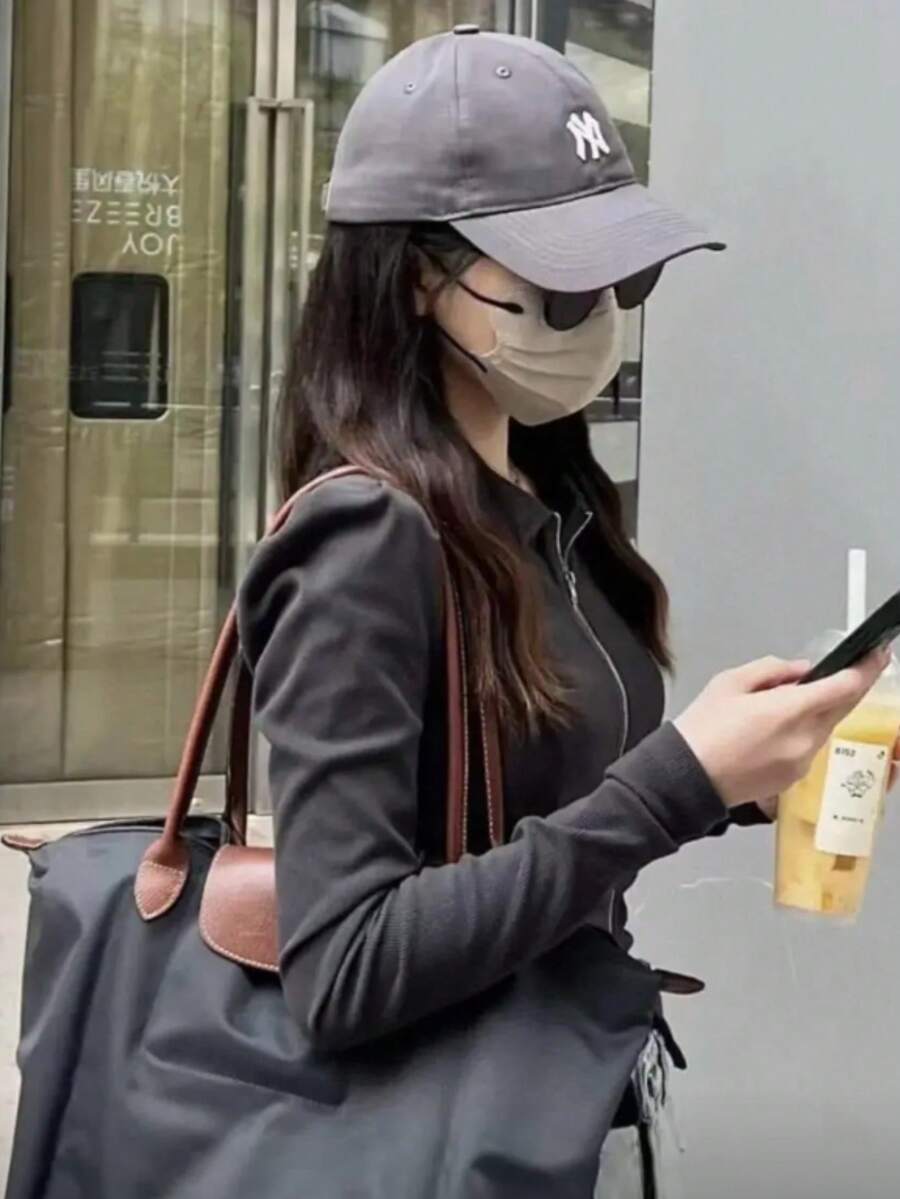 Bag 2025 New Tote Bag Dumpling Bag Armpit Bag Folding Handbag Diagonal Cross Bag Fashion Baita Women's Bags,70th Anniversary , Nylon Bag , Dumpling Bag , Handbag , Shoulder Bag , Tote Bag Commuter Women's Bag , Underarm Bag - 經典黑 - 查看 1