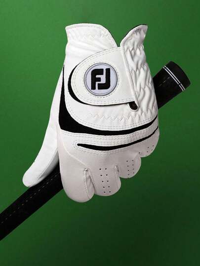 1 Pc Golf Club Gloves, Left Hand Cycling Outdoor Men's And Women's Leather Gloves, Anti Slip And Breathable Left Hand Gloves