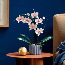 Building Blocks Toys For Kids Phalaenopsis Orchids, Interior Decoration, Artificial Flowers, Bouquet, Fashion, Toys, Building Blocks, Birthday, Gift, Flower, Flowers, Boys, Girls, Adults - Nhiều màu - Xem 6