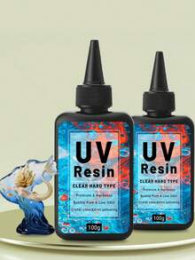 100-500g UV Resin Starter Kit For DIY Jewelry - Clear, Low Viscosity, No Shrinkage - Ideal For Pendants, Earrings & Bracelets