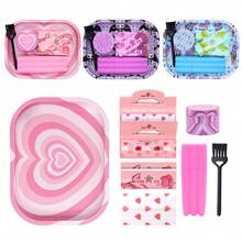 7pcs Rolling Tray Set, Including 7"*5.5" Rolling Tray, 3 Volumes Of Fruity Rolling Papers, Metal Grinder, Three-Hole Cigarette Case,Small Brush, Easy To Carry, Birthday And Gift For Friends. Father's Day Gift. - Nhiều màu - Xem 1