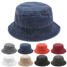 New Stylish Personalized Bucket Hat, Spring Summer Outdoor Sun Hat, Korean & European Style - Multicolor - View 12