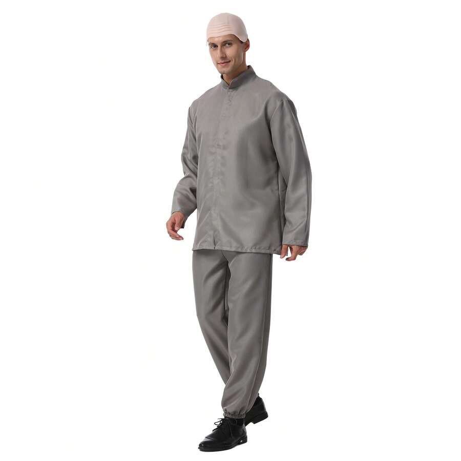 1960s Fashion Clothing For Men 1, Halloween Costumes, Evil Costumes For Adults - Grey - View 1