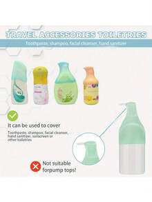 Silicone Bottle Covers, Travel Essentials For Women Men, Travel Size Toiletries, Cruise Ship Essentials, Accessories Luggage, Travel Must Haves, Elastic Sleeves For Leak Proofing