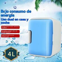Mini refrigerador de automóvil para el hogar y el automóvil, control inteligente de temperatura para calefacción y refrigeración Refrigerador pequeño portátil de ahorro de energía - Tipo de Enchufe A USA (110-127V) - Ver 5
