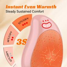 2pcs Cute Rechargeable Hand Warmers, Portable Hand Warmers, USB Rechargeable 4000mAh*2 Battery, 2-In-1 Electric Hand Warmer, 360° All-Around Heating, 3 Temperature Settings & Rapid Heating, Essential For Winter Outdoor Activities Like Skiing And Hiking, Perfect Gift For Christmas. Christmas Gifts,Hand Warmers,Gifts For Men,Stocking Stuffers,Hand Warmers Rechargeable,Gifts For Valentine's Day And Other Holidays,Spring Summer Picks,Brides Maid Gifts,Room,Bedroom Decor,Beach,Travel,For Men,For Women,Vacation,Women's Day,Travel Essentials,Wedding Favours,Y2k,Bedroom,Car Accessories Women,Kitchen Decor,Cute Stuff - Multicolor - View 3