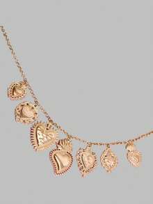 DareSee 1pc Vintage Elegant Heart Pendant Necklace For Women, Matching Multi-Style Sacred Heart Pendant Decor Accessory, Suitable For Casual Wear Or Party, Holiday Gift Jewelry Music-Fest Y2K-Fest Back To School Autumn Christmas Christmas Winter Christmas Gifts