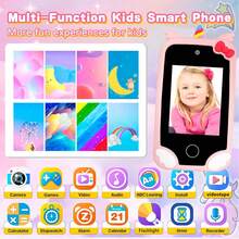 2025 New 2.8 Inch Kids Unicorn Touchscreen Smartphone Toy, 32GB Built-In Storage Card, Fun Educational Games, MP3 Player, Soft Silicone Material, Ideal Christmas & Birthday Gift For 3-12 Years Old Boys & Girls - Multicolor - View 6