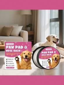 Bálsamo para las patas de perro - Protege las patas de la fricción, el frío y los pavimentos calientes. Es una cera para las patas adecuada para patas y narices secas, un humectante para las patas caninas para patas agrietadas, una crema para las patas adecuada tanto para gatos como para perros, y un producto de protección para las patas.