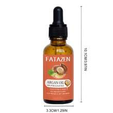 FATAZEN Natural Moroccan Argan Oil For Nails & Hair - Pure Nourishing Treatment Oil Softens Nail Cuticles Moisturizes Smoothes Frizz Strengthens Hair Argan Hair Oil Repair For Damaged Split Ends
