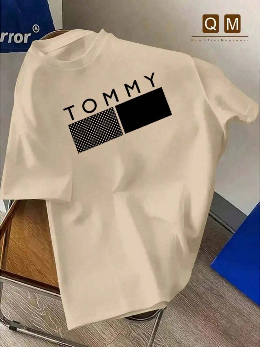 Imported Men's T-Shirt, Cotton Mesh Blouse 30.1 Premium, Immediate Shipping - Màu Khaki - Xem 1