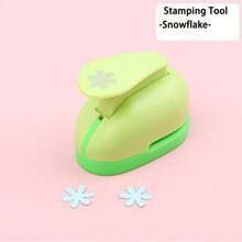1-Piece Embossed Tool, Puncher, Creative DIY Flower-Shaped Puncher, Children's Craft Materials, Smart And Labor-Saving Flower-Shaped Machine, Suitable As A Holiday Gift For Classmates, Friends, And Family