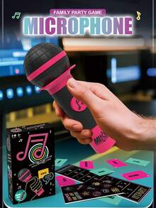 适合 2-10 人的家庭卡拉 OK 游戏 - 傻瓜歌手桌游 - 内含 250 张歌词卡，两种颜色可选，非常适合趣味游戏之夜、生日派对、家庭聚会破冰游戏、音乐游戏和家庭卡牌游戏。 - 彩色 - 查看 4