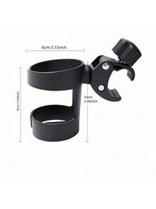 1 cái/Kiểu dáng Giá đỡ cốc/bình sữa có thể điều chỉnh cho xe đẩy em bé kèm giá đỡ điện thoại, có kẹp và kẹp an toàn, phù hợp với hầu hết các thương hiệu xe đẩy, ABS bền, màu đen - Thích hợp cho cha mẹ, người chăm sóc và người dùng xe lăn - Tương thích phổ biến - Món quà hoàn hảo cho cha mẹ mới và người cao tuổi - Nhiều màu - Xem 6
