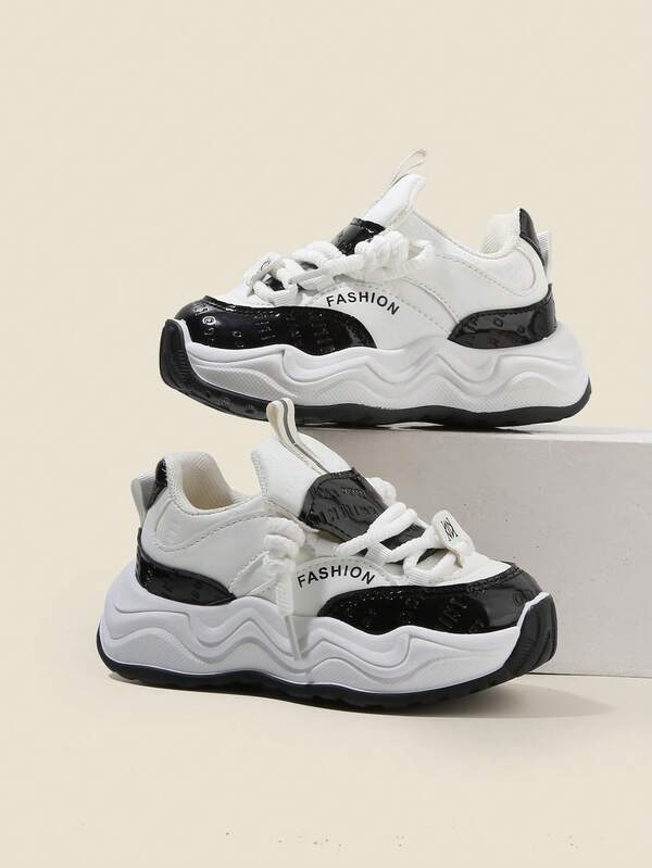 Kids High Top Sneakers, New Autumn Fashion Sports Shoes, Korean Style Boys Casual Trainers, Girls & Babies Soft Sole Outdoor Travel Shoes