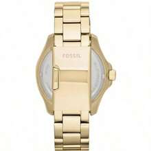 Fossil Women's Quartz Stainless Steel Three-Needle Watch, Stainless Steel Case/Scratch-Resistant Glass Lens, A Precious Gift Choice For Friends And Loved Ones. AM4510 - Gold - View 5