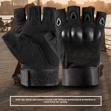 1 Pair Half Finger Motorcycle Outdoor Cycling Gloves