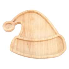 圣诞主题托盘 | 鹿角形餐盘，圣诞帽形托盘，圣诞树形托盘，适合盛放食物、小吃、饮料、寿司、牛排、披萨、甜点、蛋糕和面包、早餐托盘、咖啡托盘、茶托盘、拼盘，带有方便的手柄凹槽，家用厨具，适用于圣诞节、婚礼、生日 1PC 圣诞节圣诞装饰品圣诞睡衣圣诞礼物圣诞装饰 - 彩色 - 查看 15