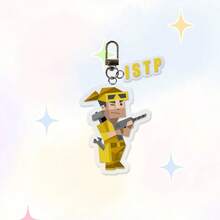 Joivida mbti钥匙扣 MBTI 16个个性商品亚克力钥匙扣书包挂绳配饰人物礼物可爱钥匙扣