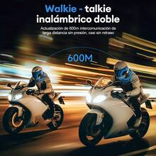 Motorcycle Helmet Intercom Headset Noise Reduction Headset HD Photography Riding Headset - C8max-micrófono duro - Ver 5