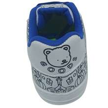 Tênis Mini-Pé Infantil Menino Goods com Caneta - Azul e Branco - Visão 8