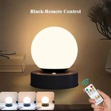 Lampă de birou LED cu telecomandă 1 buc cu funcție de temporizator, reglare continuă a intensității luminoase în 3 culori, lampă de masă cu control tactil pentru protecție a ochilor, lumină de noapte reîncărcabilă fără fir, potrivită pentru dormitoare, cămine studențești, bar, camping, hrănire la miezul nopții