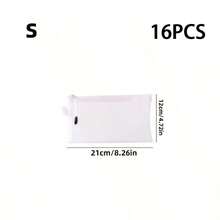 16pcs/8pcs/Baby Room Toy Storage Bag, Block Storage Bag, Puzzle Toy Sorting And Organizing Magic Bag, Mesh Bag Zipper Bag, Outing Toiletries Storage Bag - Multicolor - View 7