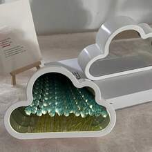 DIY Tulip Cloud Mirror Night Light Kit - USB-Powered LED, 20-Flower Display, Ideal For Bedroom Ambiance & Creative Gift For Teens, Couples, Friends - Manual Assembly Required - Multicolor - View 5