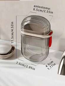 1pc Travel Portable Mini Soap Box, Sealed Drain Soap Box With Lid, Suitable For Travel Home Bathroom Decor Fall Decor Back To School