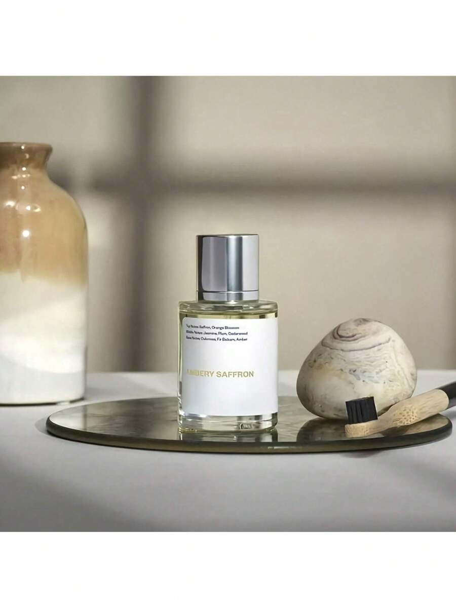 Amber Saffron Unisex Perfume 50ml, Warm Spicy Floral Fragrance Inspired By Scents, Perfume,Elegant Signature Scent Valentine's Day - 1 - 查看 1