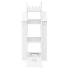Rotating Bookshelf Book Display Shelf Floor Standing Bookshelf - White - View 5