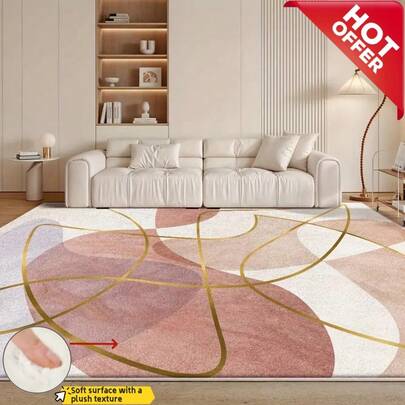 Ce tapis grande surface nouvellement amélioré pèse 950g/㎡, avec une texture de velours doux offrant une sensation plus confortable sous les pieds. Il est résistant à la décoloration et à l'usure, et les particules de friction renforcées à l'arrière améliorent l'adhérence, lui permettant d'être fermement fixé au sol. Décoration de salle de bain