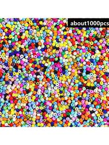 3mm Glass Seed Beads Kit, Mix Colors Seed Beads Kit For Jewelry Making, DIY Bracelet Necklace Key Chain Craft, Atmosphere Decoration Friend Party Gifts