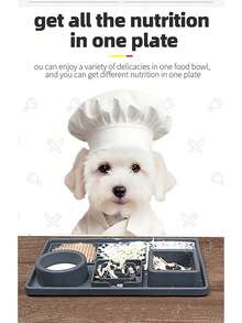 Silicone Non-Slip, Waterproof, Easy To Clean, Multi-Function Suction Cup Pet Bowl, Anti-Spill, Cat & Dog Food Dish