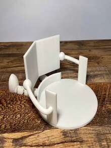 1pc Toilet Reading Paper Towel Holder / Bathroom Toilet Funny Tissue Rack / Home Decor 3D Printed Creative Reading Man Toilet Paper Holder / Living Room Funny Storage Tissue Rack 3D Printed Decor - Multicolor - View 10