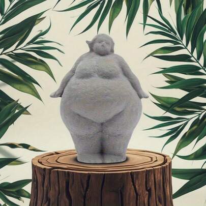 Resin Mold Creative Abstract Standing Fat Body Scented Candle Silicone Mold DIY Funny Diffuser Gypsum Epoxy Ornament Resin Scented Gypsum Candle Mold - Wedding Decoration/Thanksgiving Gifts/Christmas Gifts, Halloween Gifts, Easter Gifts, Valentine's Day Gifts/Birthday Gifts/Home Decoration