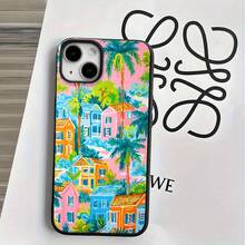 Fundas y carcasas protectoras con estampado de árbol rosa, compatibles con phone 16 Pro Max, 16, 15 Pro, 14, 14 Plus/14 Pro Max, 13, 13 Pro, 12 Pro y 11/11 Pro. Regalos para cumpleaños y fiestas - Blanco - Ver 4
