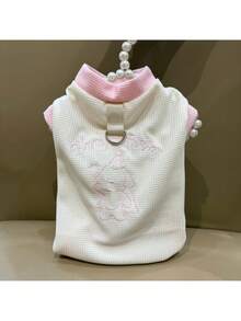 1pc Funny Hot Dog Shaped Pet Costume, Suitable For Casual Wear, Parties And Gatherings Halloween Halloween Costumes