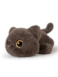 30厘米/11.81英寸 毛茸茸的猫咪毛绒玩具柔软填充动物小猫玩偶毛绒动物装饰创意礼物儿童生日派对家居女孩房间装饰游戏收藏品 - 彩色 - 查看 7