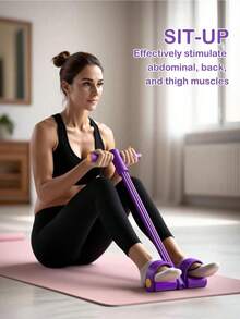 Home Fitness Resistance Belt Set - EVA Fabric, Mild Tension, Stackable, Comprehensive Body Exercise, Core And Upper Body Strength Training, Improved Flexibility, Fitness Equipment - Multicolor - View 3