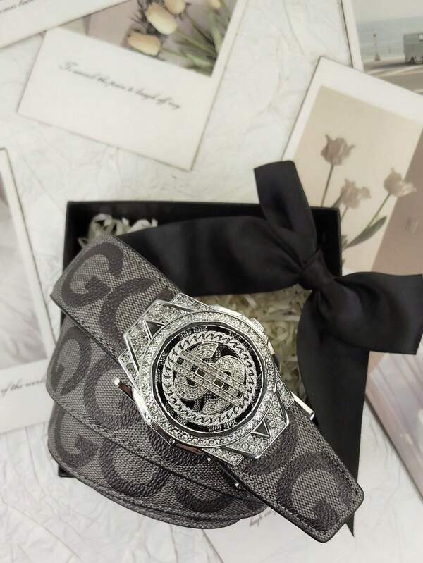 Cinturón de hombre 2025, cinturón de vestir de alta calidad para uso casual y de negocios, ideal para el uso diario, regalo perfecto para familiares y amigos, regalo para el Día del Padre