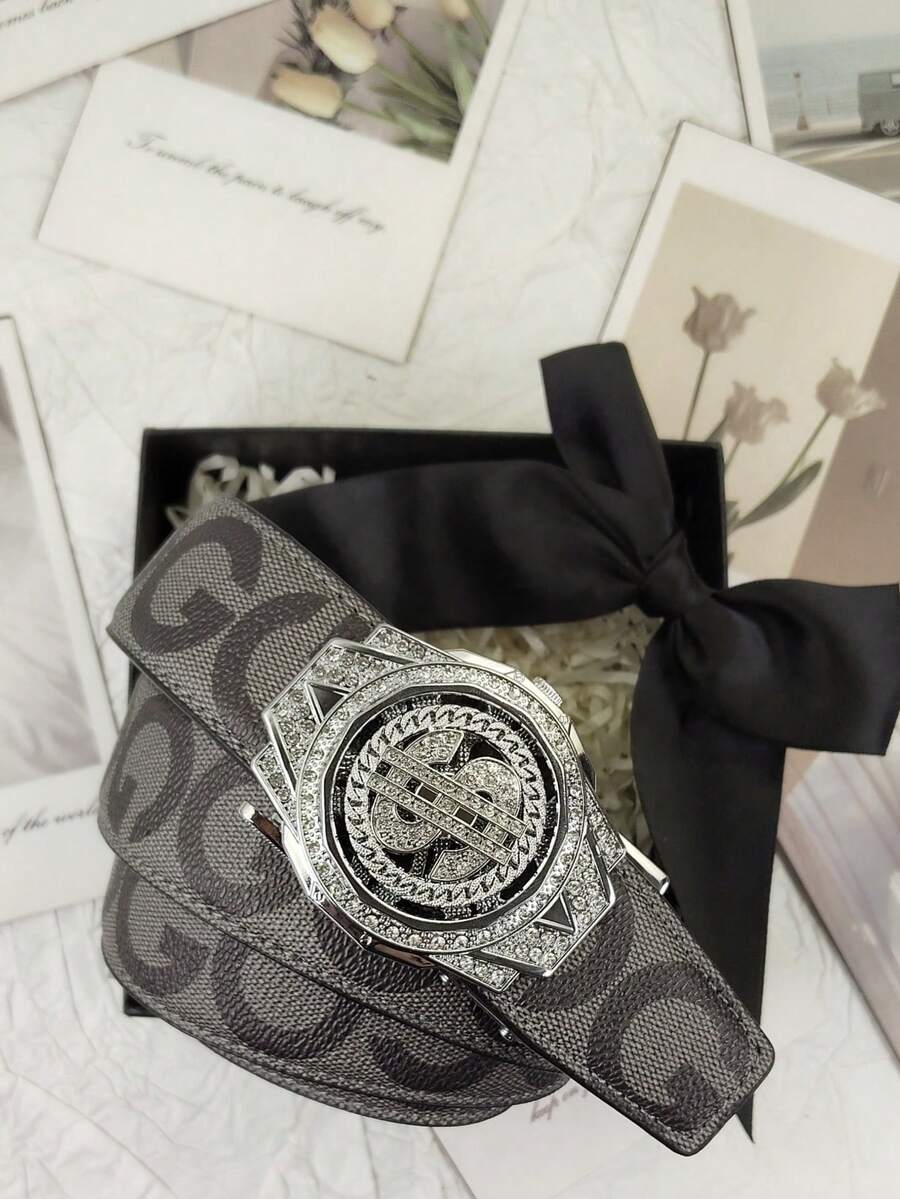 Cinturón de hombre 2025, cinturón de vestir de alta calidad para uso casual y de negocios, ideal para el uso diario, regalo perfecto para familiares y amigos, regalo para el Día del Padre