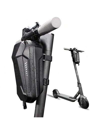 1pc Reflective 3L Waterproof Electric Scooter And Bike Handlebar Bag,Detachable Electric Scooter Bag,Upgraded Version Bicycle Bag,Universal Front Hanging Bag,Used To Carry Charging Tools And Locks Scooter Accessories, Compatible With M365/ES And Other Series Of Electric Scooter Motorcycle Balance Bike Cycling Bike Bags