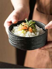 Creative Personalized Stone Texture Soup Bowl And Noodle Bowl. Dessert Bowl, Salad Bowl, Japanese-Style Bowl, Household Ramen Bowl