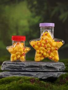 Star Shaped Resin Animal Ducklings, Miniature Animal Gadgets, Suitable For Indoor And Outdoor Tabletop Decorations, Fairy Garden Accessories, And Miniature Figurine Decorations. They Are Perfect As Holiday Gifts For Halloween And Christmas Stocking Fillers