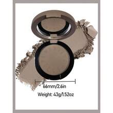 Cool Toned Contour Palette With Mirror, Taupe Contour Powder Fair Pale Light Cool Toned Skin, Nose Contouring Bronzer Powder With Face Brush - #灰色的 - 查看 9