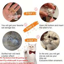 1pc Pet Breed Design Pet Hair Storage Keychain - Cute Sitting Dog Design With Chain Connection - Suitable For Dog Owners - Keychain Souvenir, Pet Hair Storage And Protection Souvenir, Can Be Placed On Keys, Bags Or Outing Items - Perfect Memorial Gift For Dog Lovers