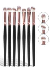 7/21pcs Professional Eye Makeup Brushes Set,Eye Shadow Brush,Blending Brush,Makeup Tools With Soft Fiber For Easy Carrying,Brush For Travel